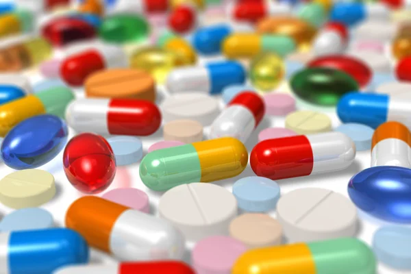 Leki. efekt selektywnej ostrości — Zdjęcie stockowe