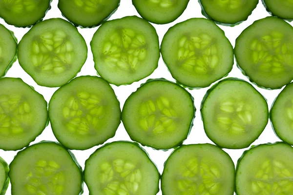 Tiled cucumbers background — Stock Photo, Image