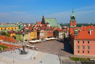 Castle Square, Warsaw, Poland clipart