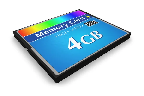 CompactFlash memory card — Stock Photo, Image