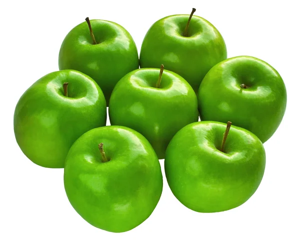 Frische Oma-Schmied-Äpfel — Stockfoto
