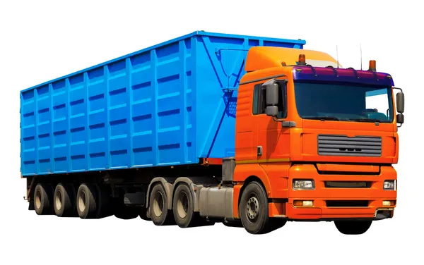 Kontejnerové nákladní automobil — Stock fotografie