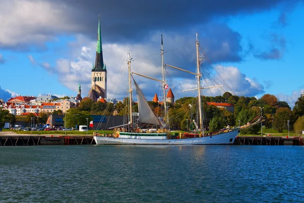Panorama von tallinn, estland — Stockfoto