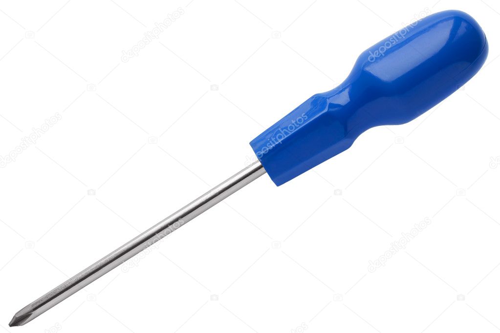 Blue screwdriver