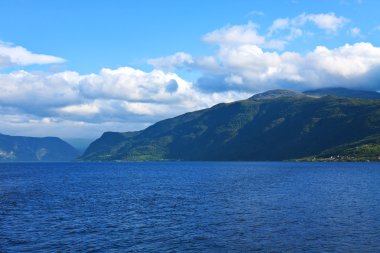 Fjords in Norway clipart