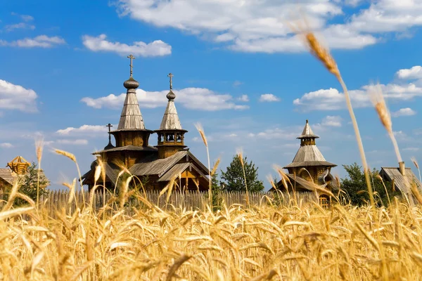 stock image Wooden church