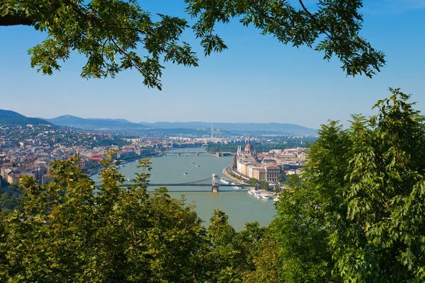 ハンガリー、ブダペストのパノラマ — ストック写真