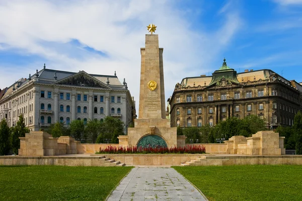 Válečný památník v Budapešti, Maďarsko — Stock fotografie