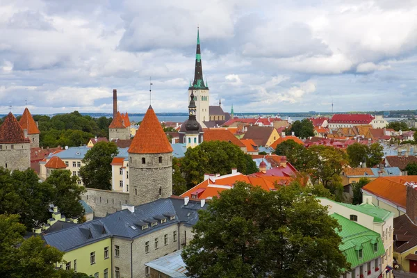 Panorama tallinn, estonia — Zdjęcie stockowe