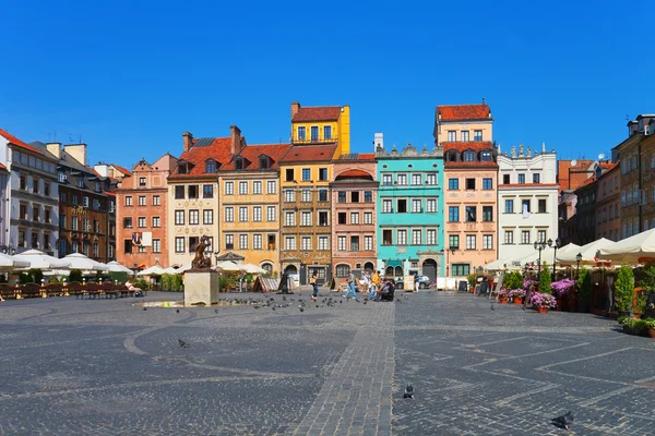 Market square in Warsaw, Poland — Stock Photo, Image