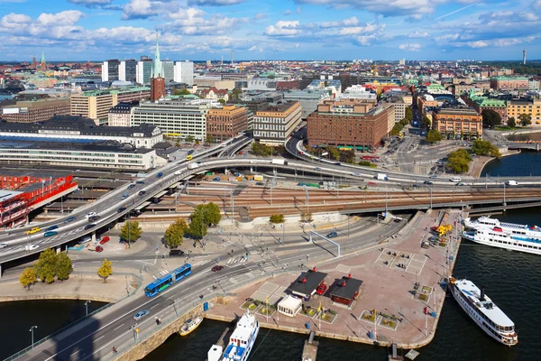 Panorama Sztokholmu, Szwecja — Zdjęcie stockowe
