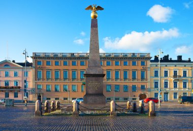 The Market Square in Helsinki, Finland clipart