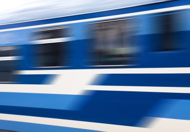 mavi hızlı tren hareket