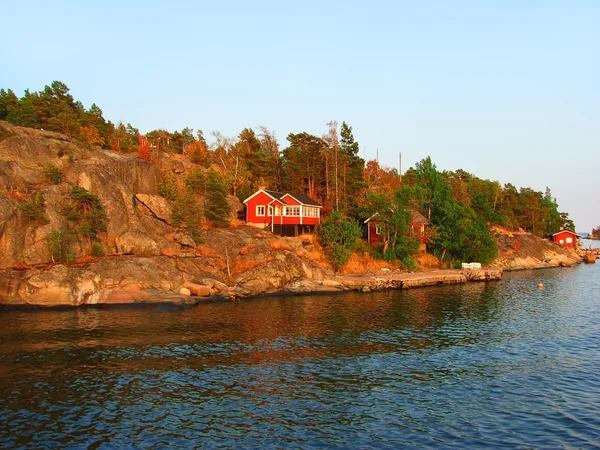 Cottages in Finland — Stock Photo, Image
