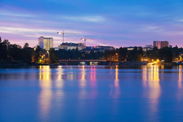 Twilight in Helsinki — Stock Photo, Image