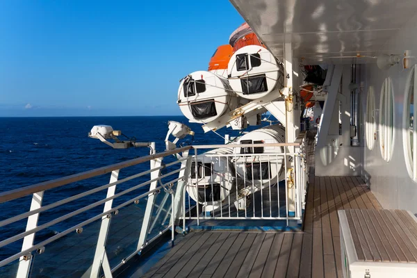 Op het dek van het schip — Stockfoto
