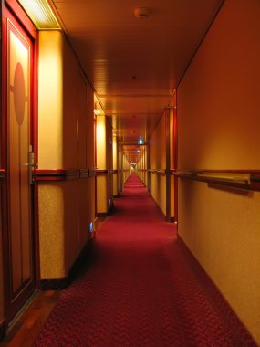 Long corridor clipart