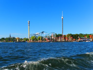 Stockholm, İsveç 'teki lunapark.