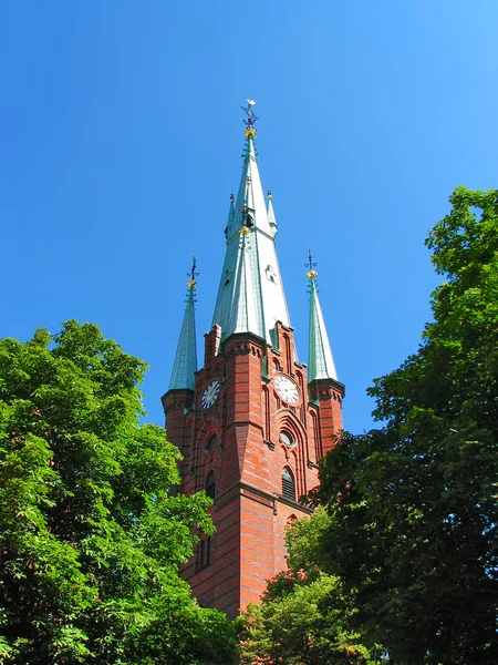 教会在斯德哥尔摩 — 图库照片