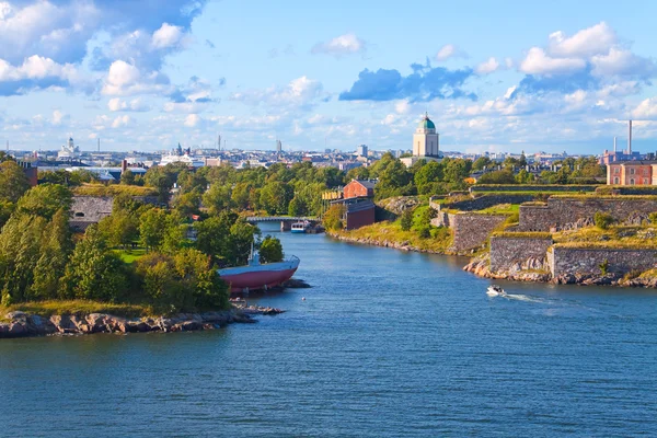 Suomenlinna фортеця в Гельсінкі, Фінляндія — стокове фото