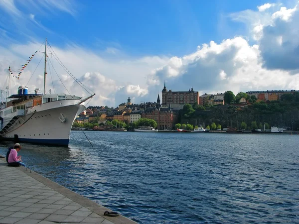 Ηλιόλουστη ημέρα στη Στοκχόλμη — Φωτογραφία Αρχείου