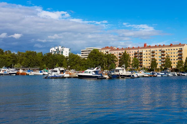 Letní Panorama Helsinek — Stock fotografie