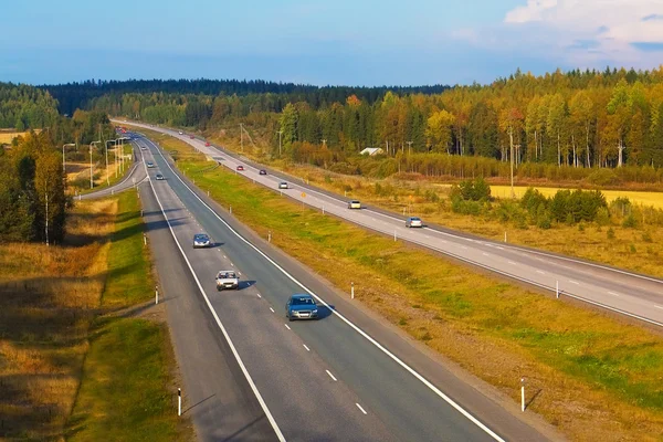 Autobahn traffic — Stock Photo, Image