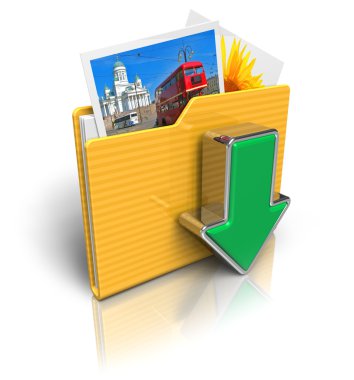 Download folder icon clipart