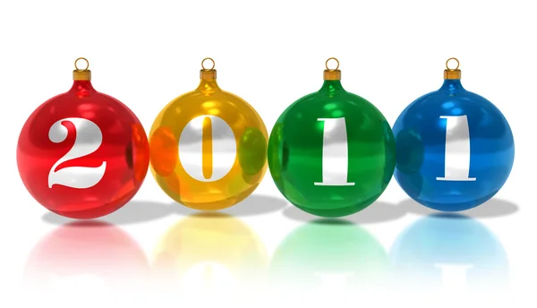 2011 Vánoční Koule — Stock fotografie