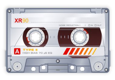Audio cassette clipart
