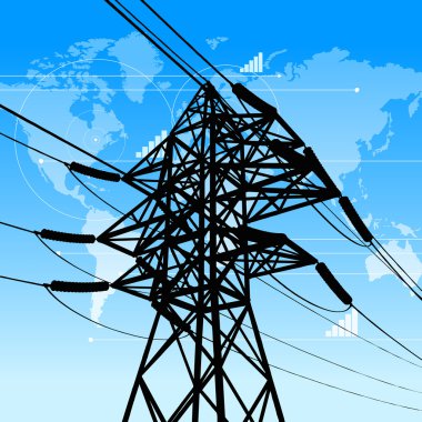 Power industry concept clipart