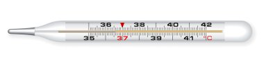 Medical thermometer clipart