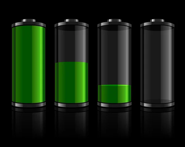 Níveis Bateria Definidos —  Vetores de Stock