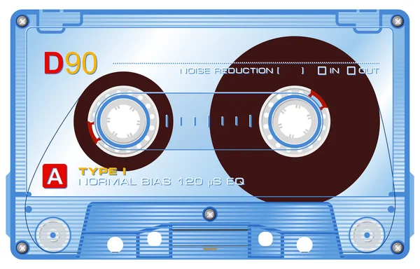 Audio Cassette — Stock Vector