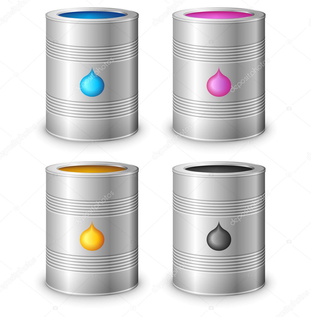 CMYK inks Stock Vector Image by ©scanrail #4541457