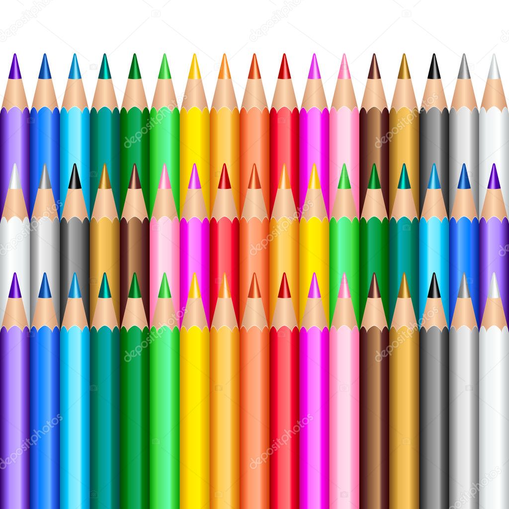 Color pencils background