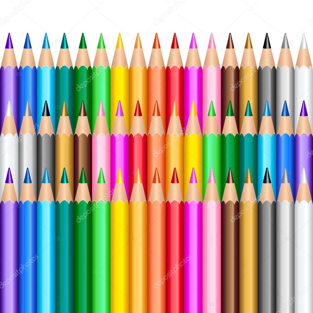 Color pencils background