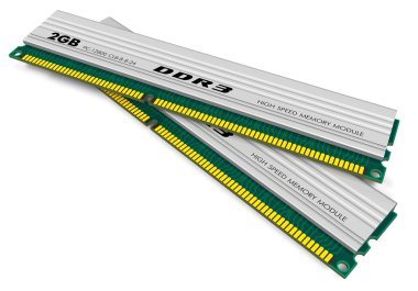 DDR3 memory modules clipart