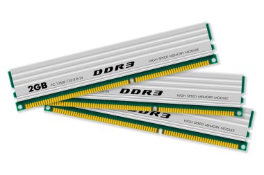 DDR3 memory modules clipart