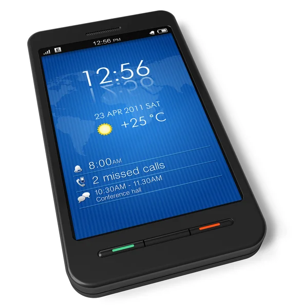 Smartphone Con Pantalla Táctil —  Fotos de Stock