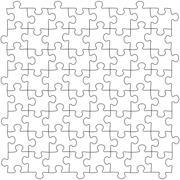 Modèle Puzzle Vectoriel Carrelé Sans Couture — Image vectorielle