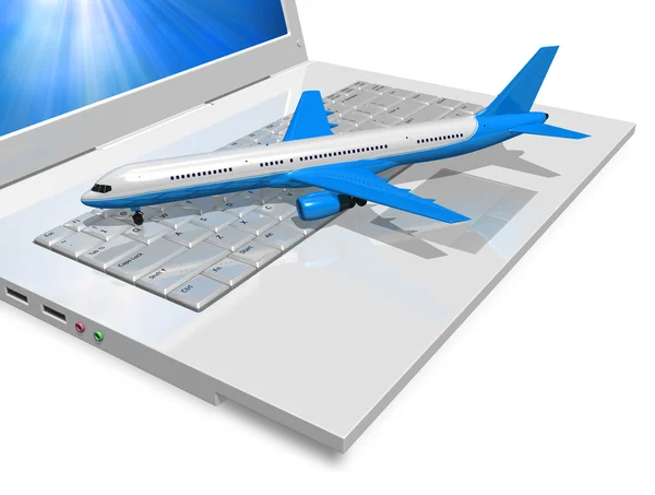 Air travel concept — Stock Photo, Image