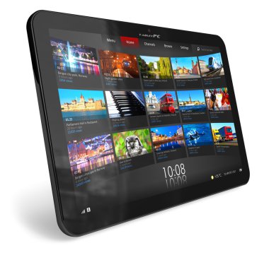 Tablet PC clipart