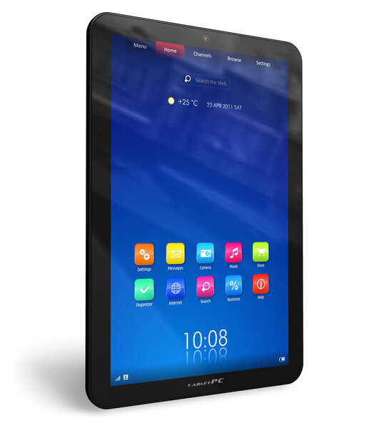 Vertical tablet PC