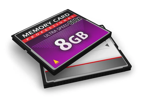 Hög hastighet compactflash-minneskort — Stockfoto