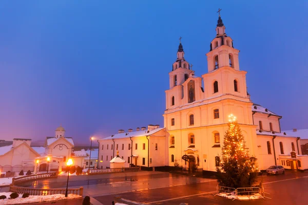 Catedral cristiana en Minsk, Bielorrusia — Foto de Stock