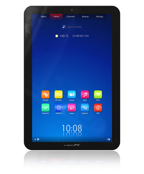 Vertical tablet PC