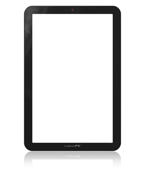 Modelo de tablet PC vertical em branco — Fotografia de Stock