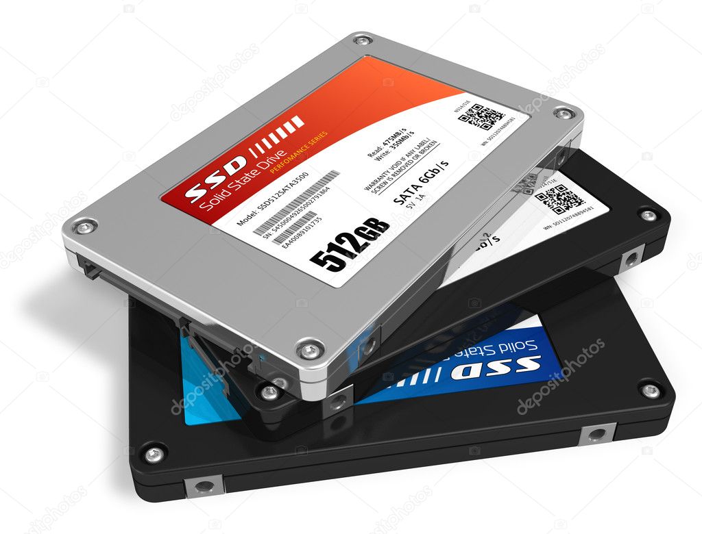 Not enough boom pattern Set of solid state drives (SSD) Stock Photo by ©scanrail 5086769