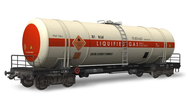 Benzin tankeri demiryolu araç — Stok fotoğraf